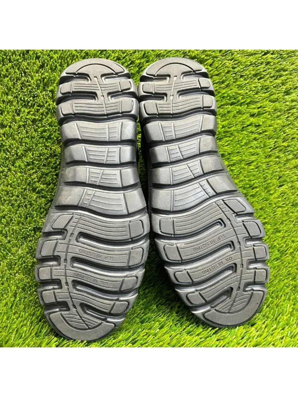Reebok Sublite Cushion Mens Size 8.5E Black Gray Alloy Toe Safety Work Shoes